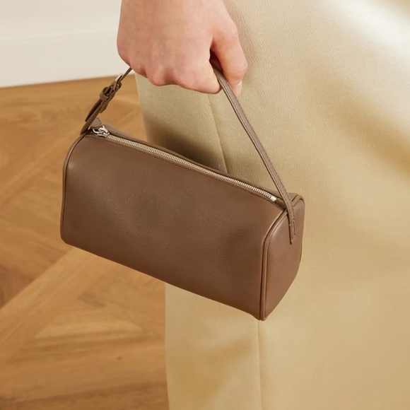 The Row inspired 90s bag in beige grey - pebbled leather - brand new! - Picture 9 of 9